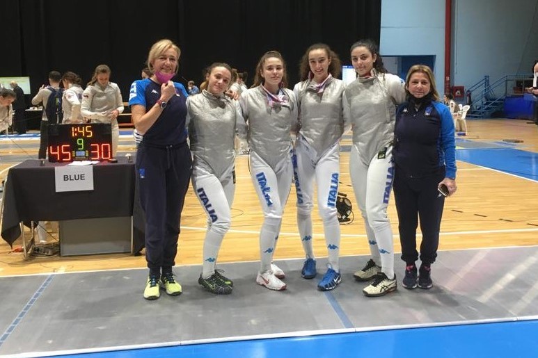 Scherma - Italia quinta nel fioretto femminile a squadre a Zagabria